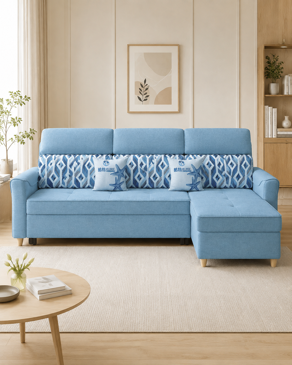 Talora Fabric Storage Sofa Bed