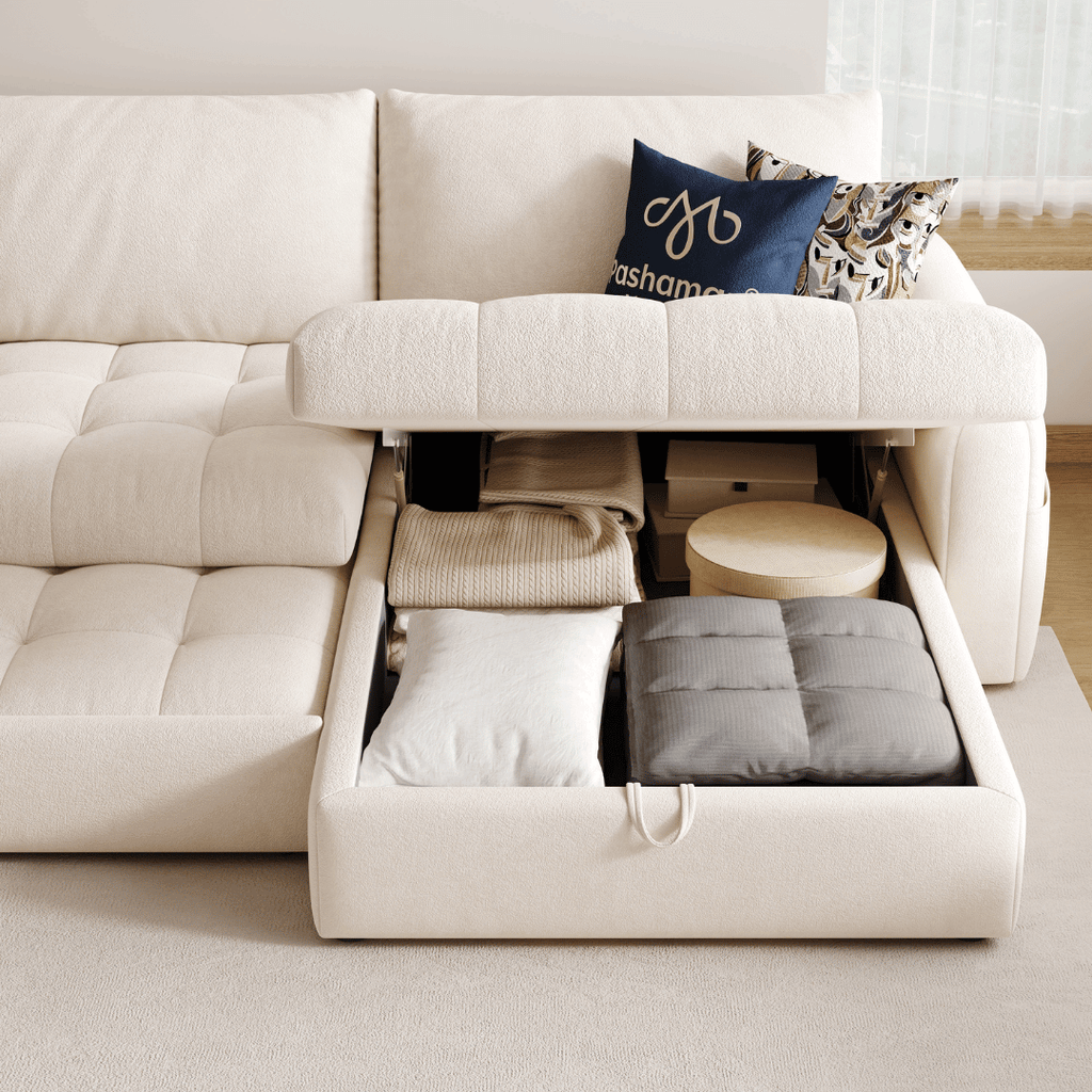 Perlino Fabric Sofa Bed by Esteller (Water Repellent & Pet Friendly)