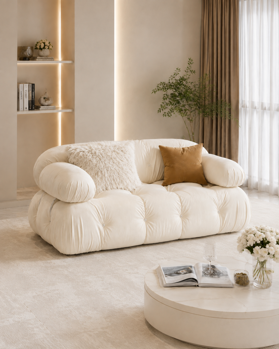 Coniston Velvet Sofa