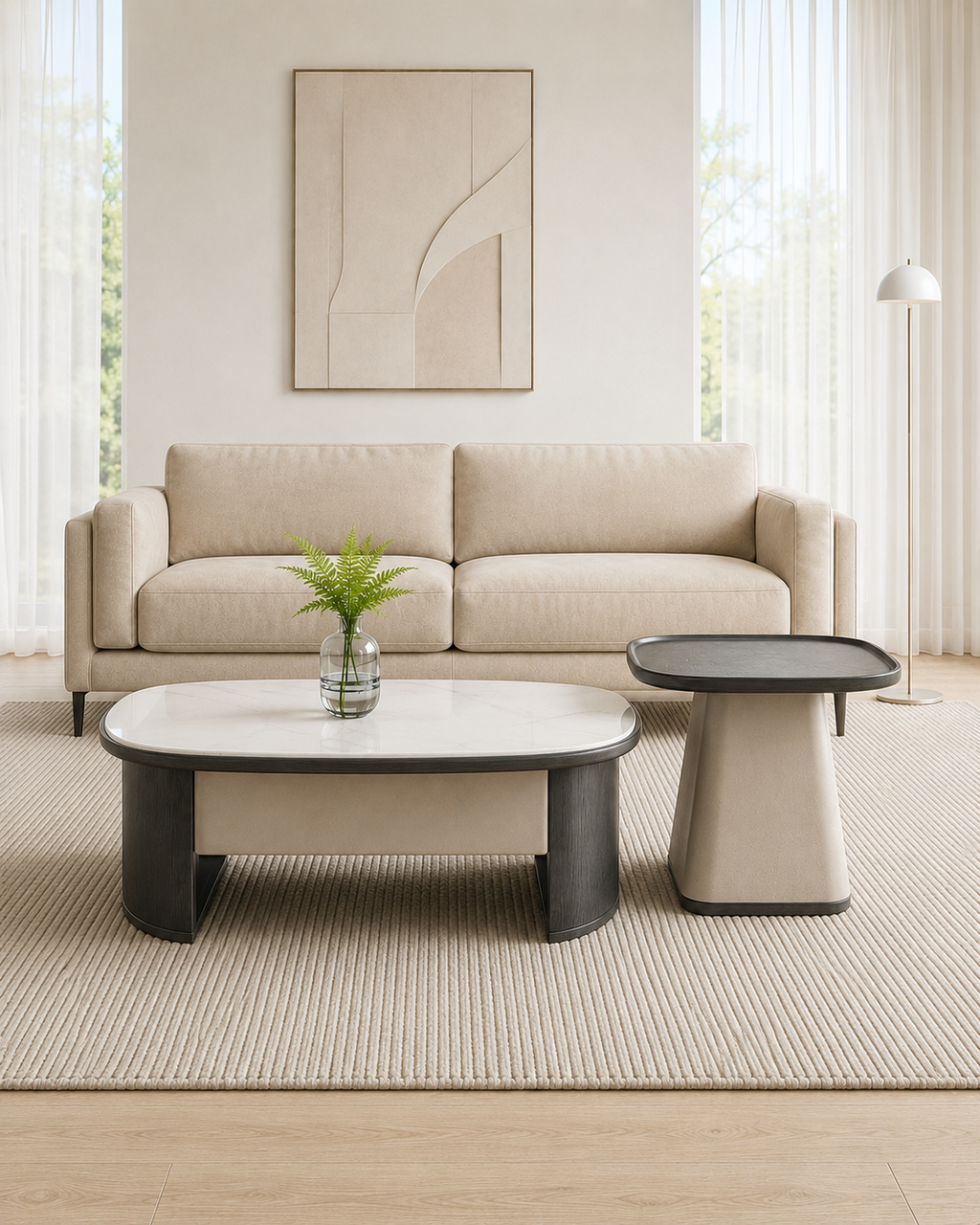 Aven Stone Coffee Table