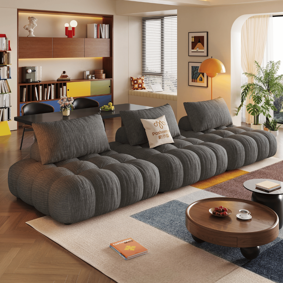 Cloude Modular Chenille Fabric Sofa by Esteller (Water Repellent)