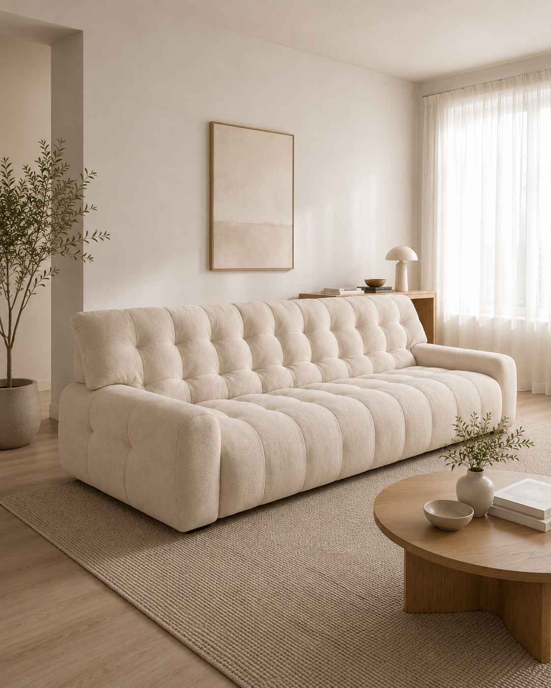 Selwyn Fabric Adjustable Backrest Sofa