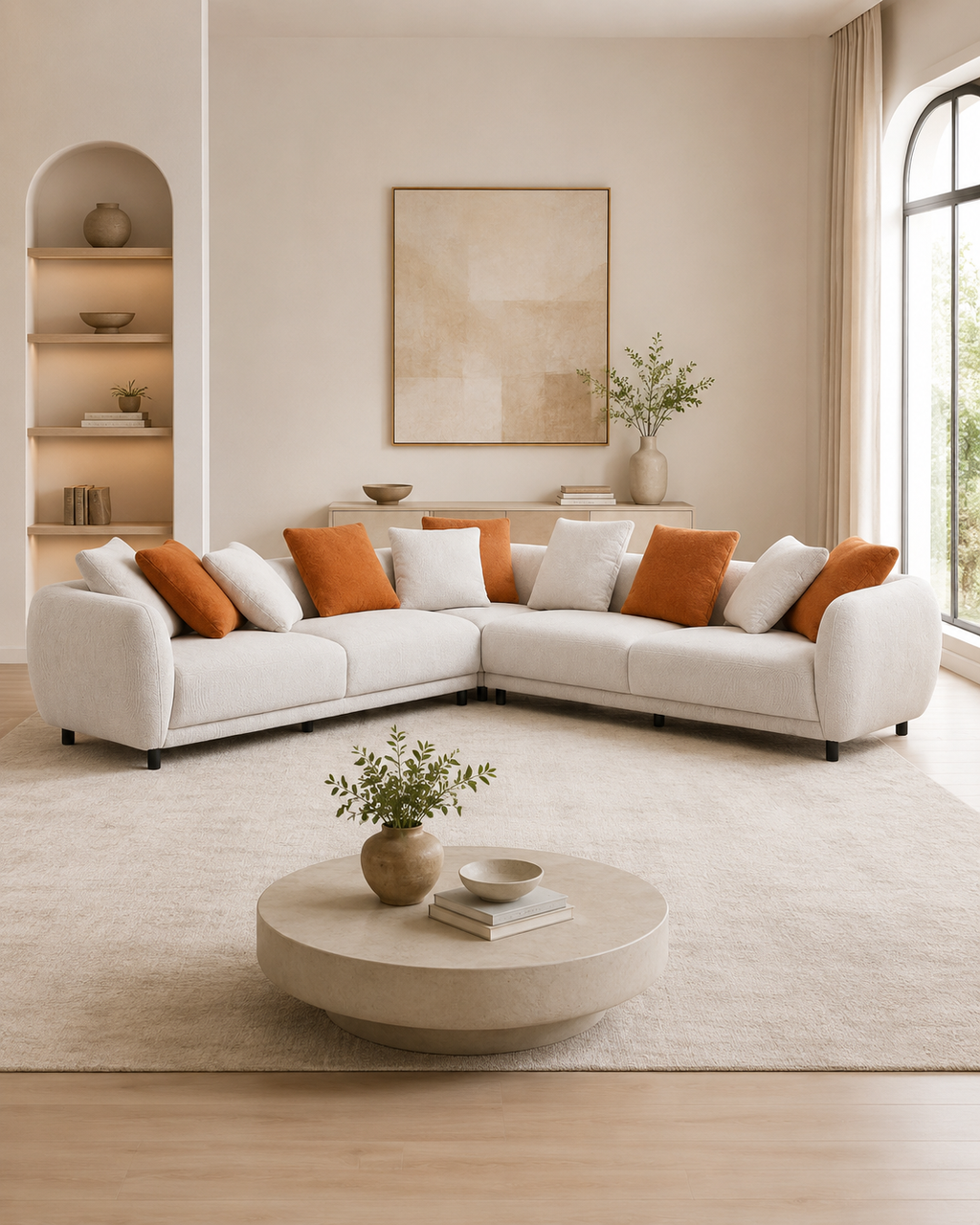 Orella Fabric Sectional Sofa