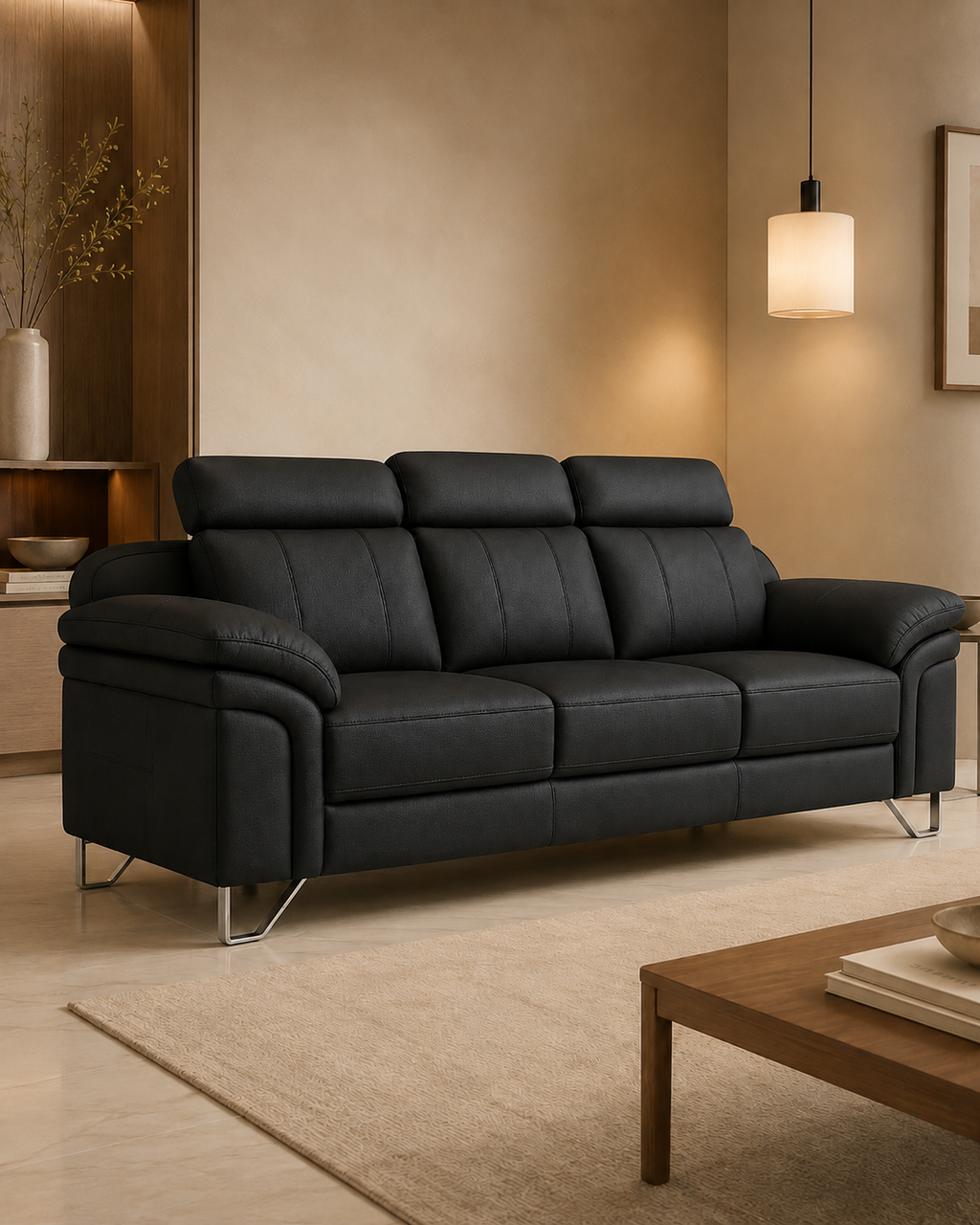 Moreland Genuine Leather Sofa