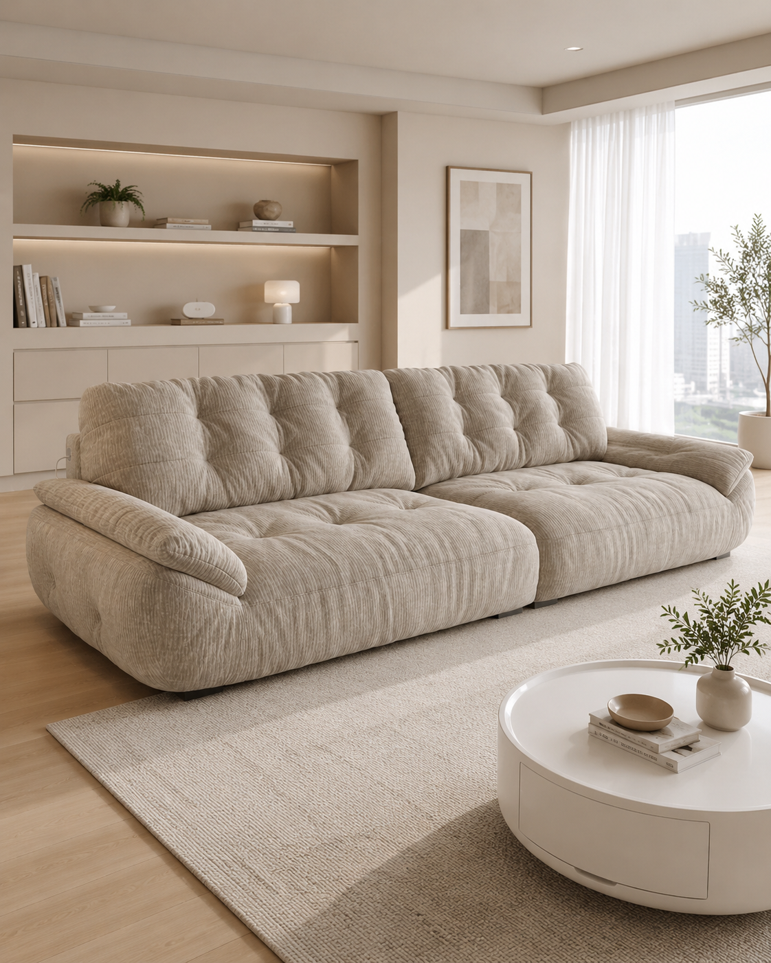 Nimbus Chenille Fabric Sofa