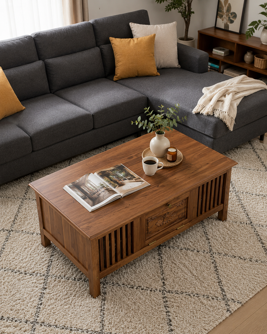 Ceylon Teak Coffee Table