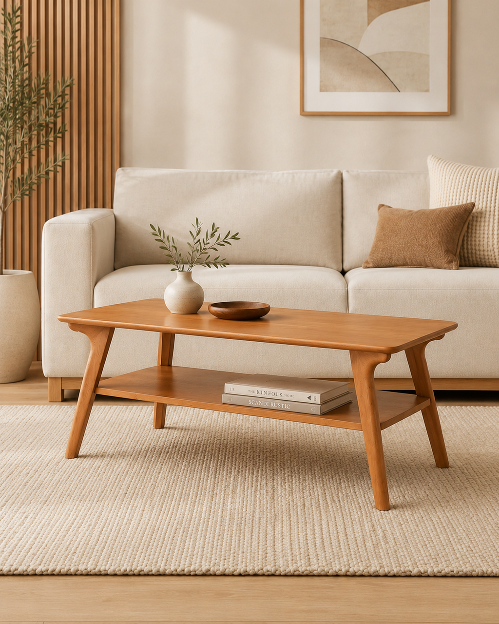 Nara Wooden Coffee Table