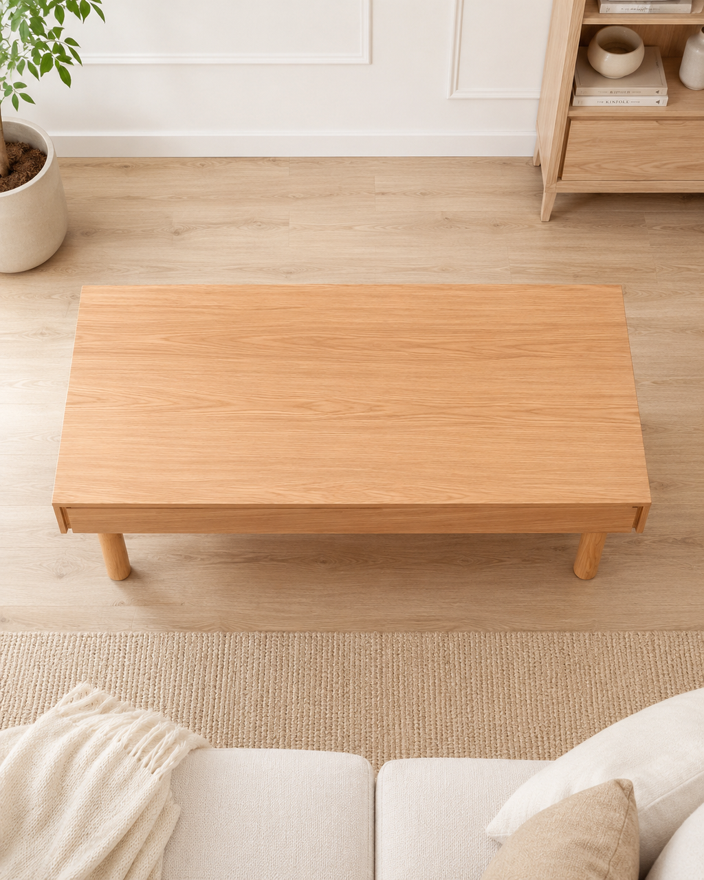 Auri Wooden Coffee Table