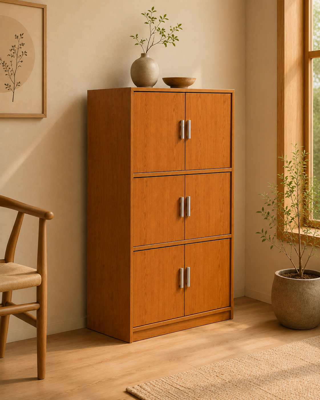 Sienna Cherry Storage Cabinet
