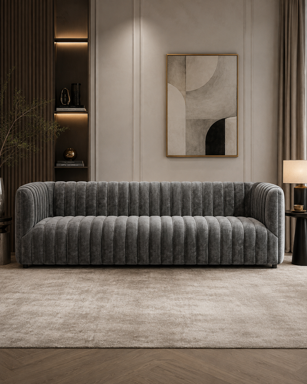 Kingswell Velvet Sofa