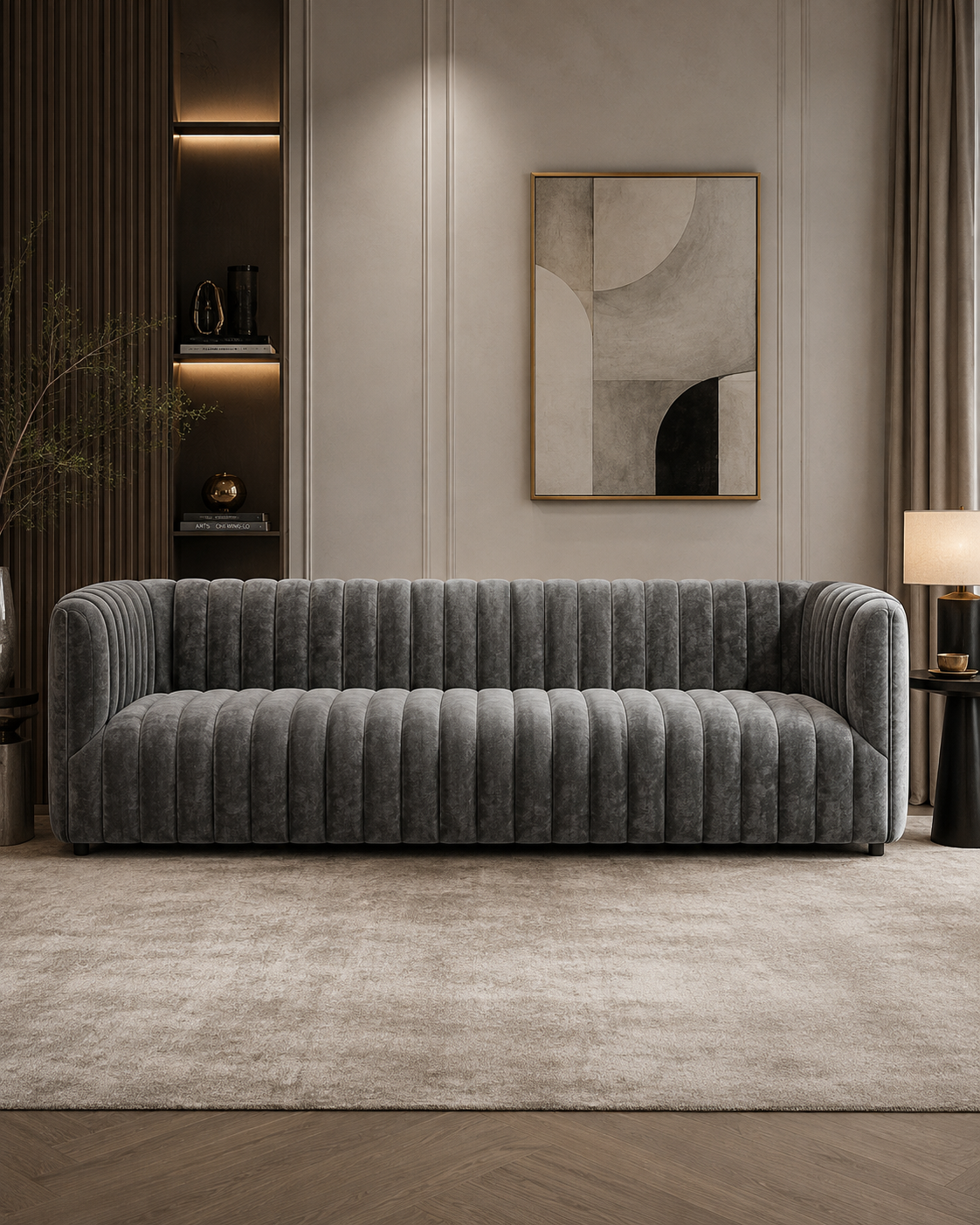 Kingswell Velvet Sofa