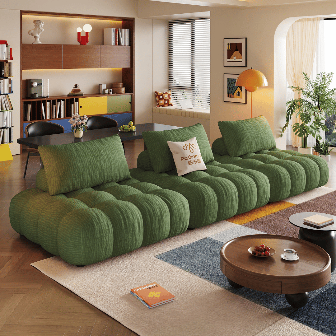 Cloude Modular Chenille Fabric Sofa by Esteller (Water Repellent)