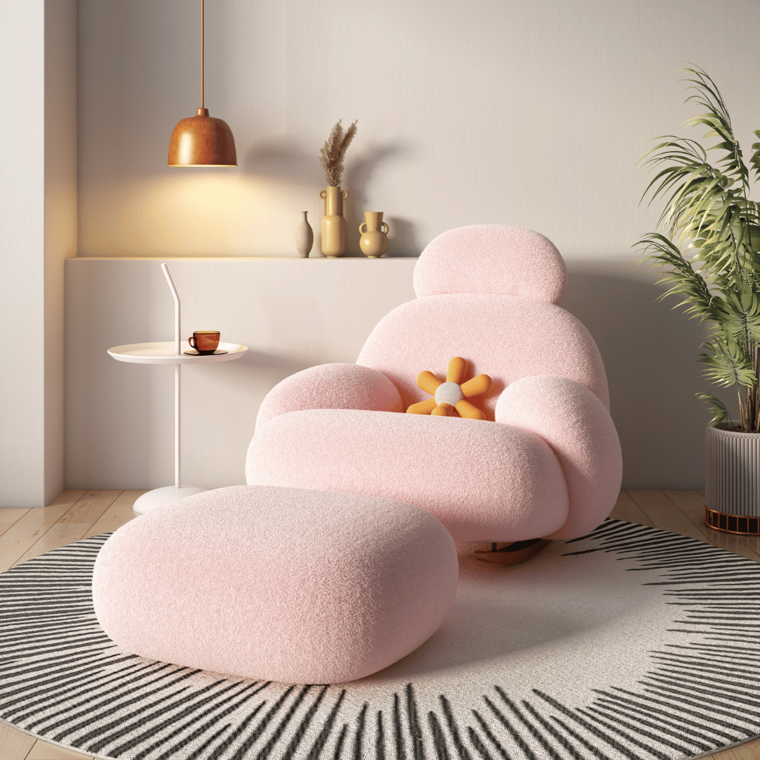Michille Fabric Armchair Sofa by Esteller