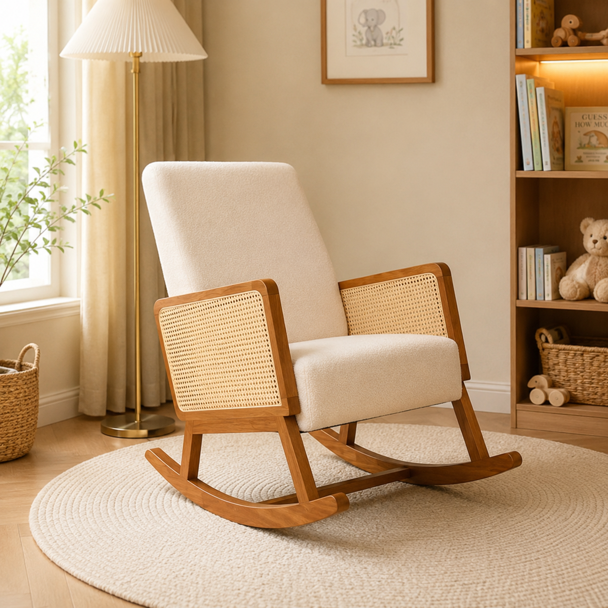 Raya Rattan Rocking Chair