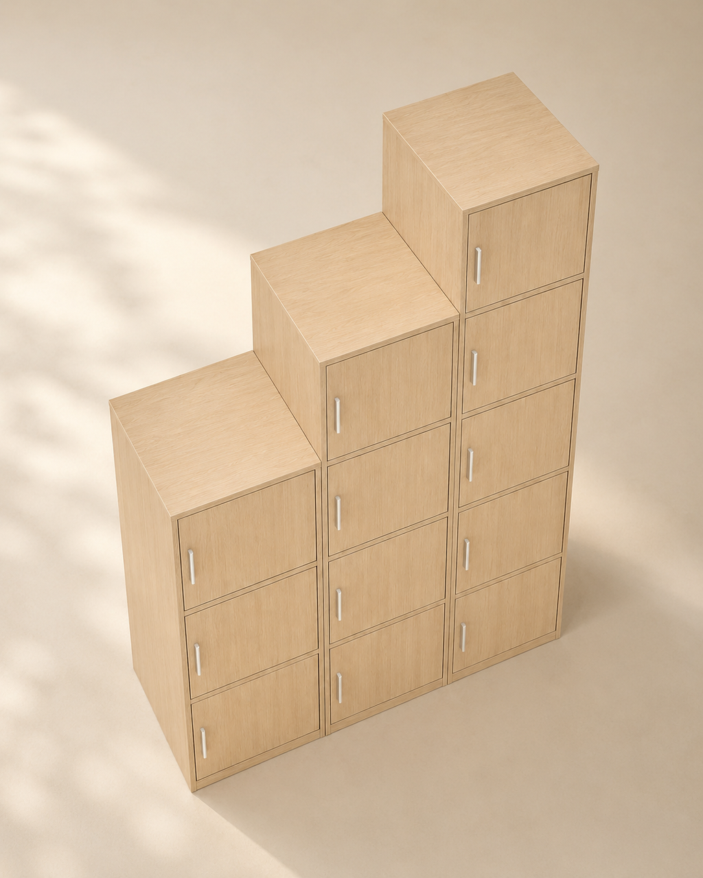 Lyra White Wash Storage Cabinet