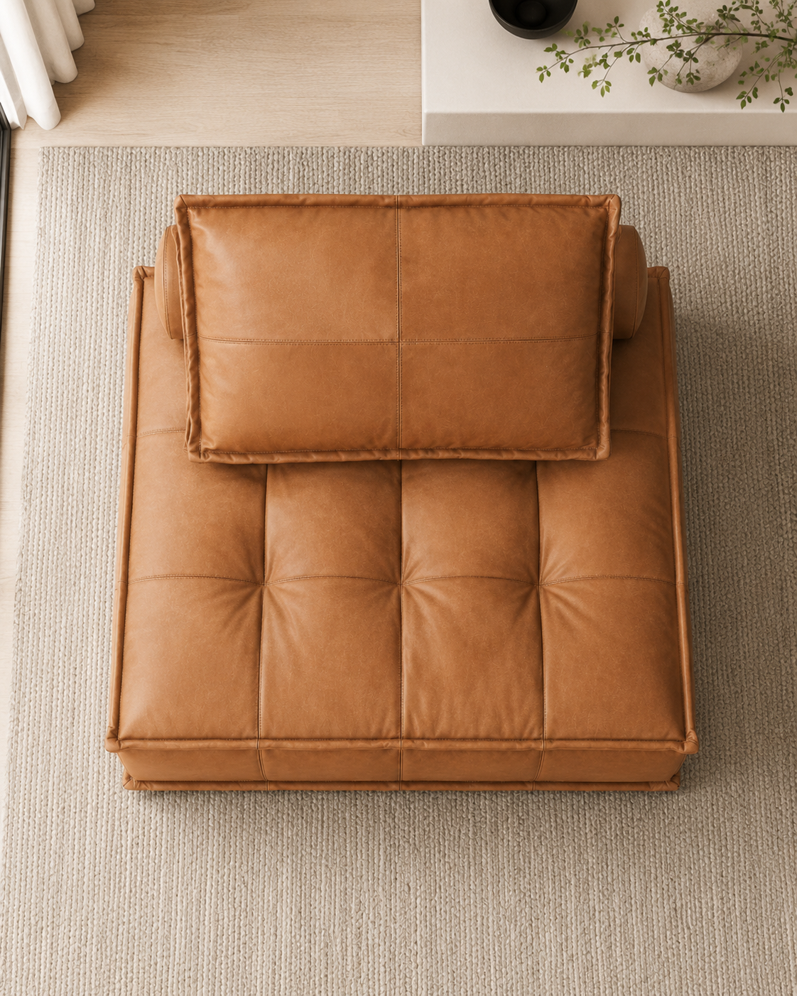 Bracken Faux Leather Modular Sofa