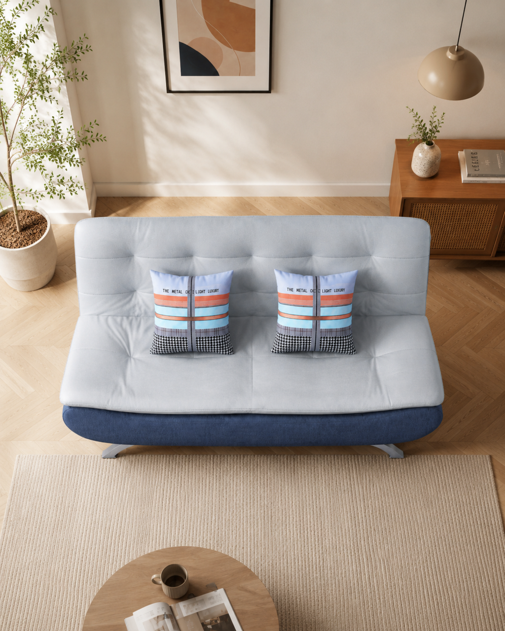 Tavell Leathaire Sofa Bed
