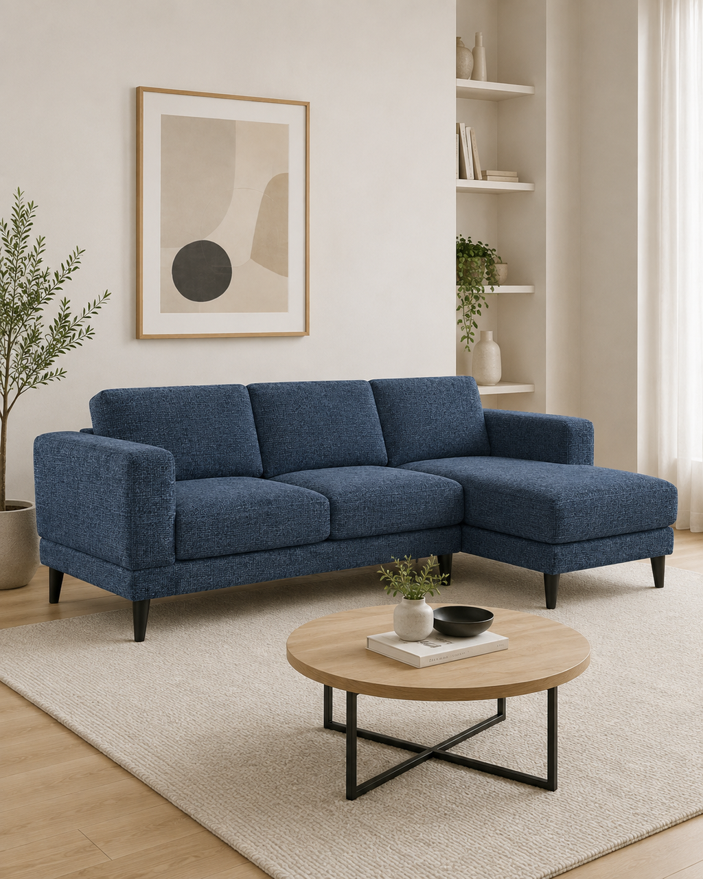 Grosvenor Fabric Chaise Sofa