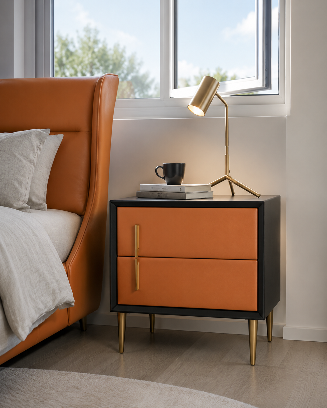 Ember Terracotta Bedside Table