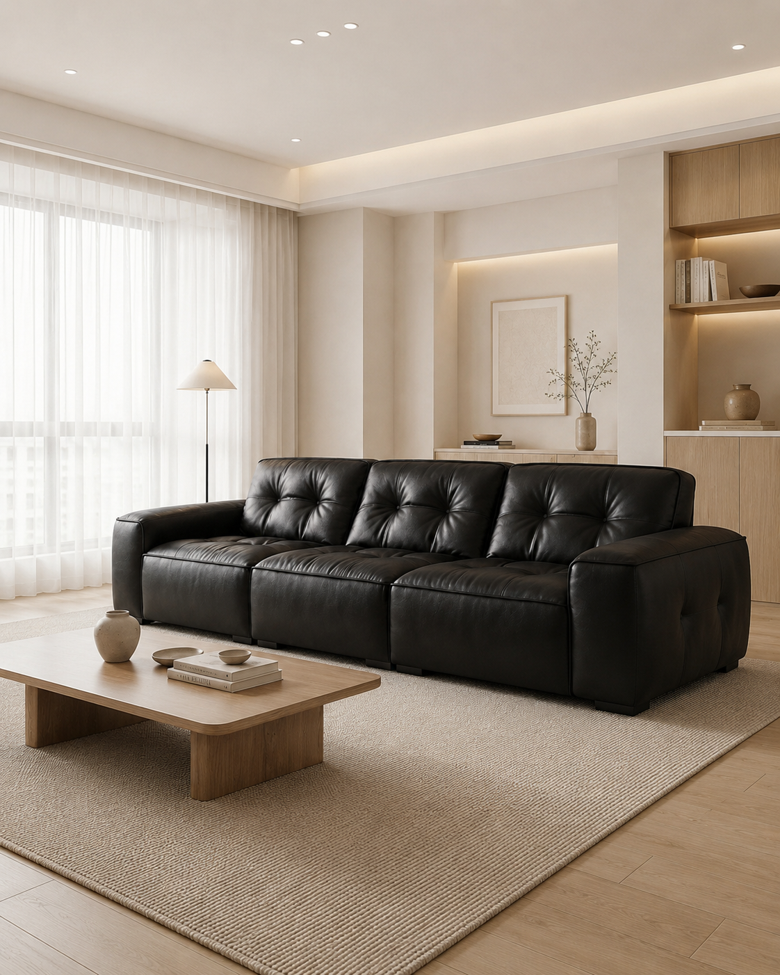 Dorian Genuine Leather Sofa