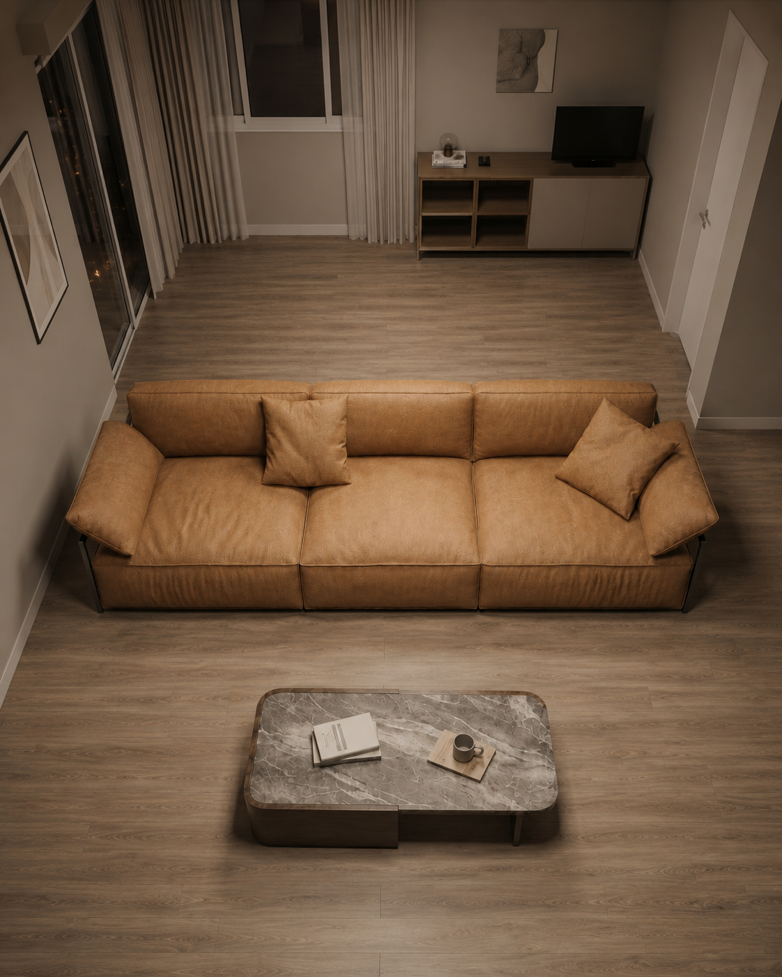 Calen Fabric Sofa