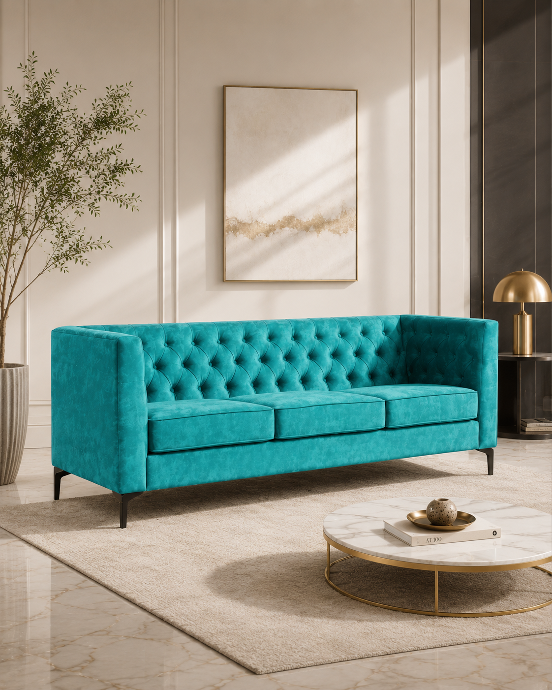Vespera Velvet Sofa