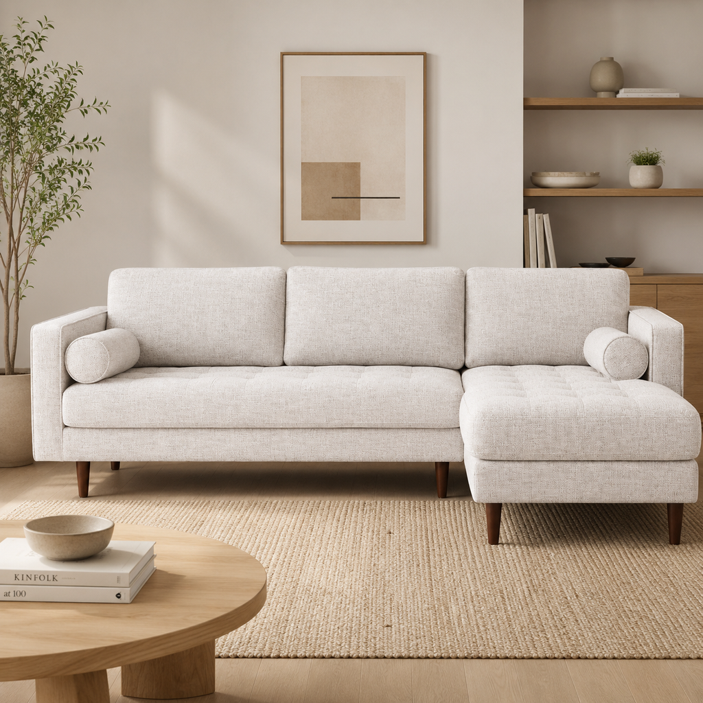 Ellington Fabric Chaise Sofa