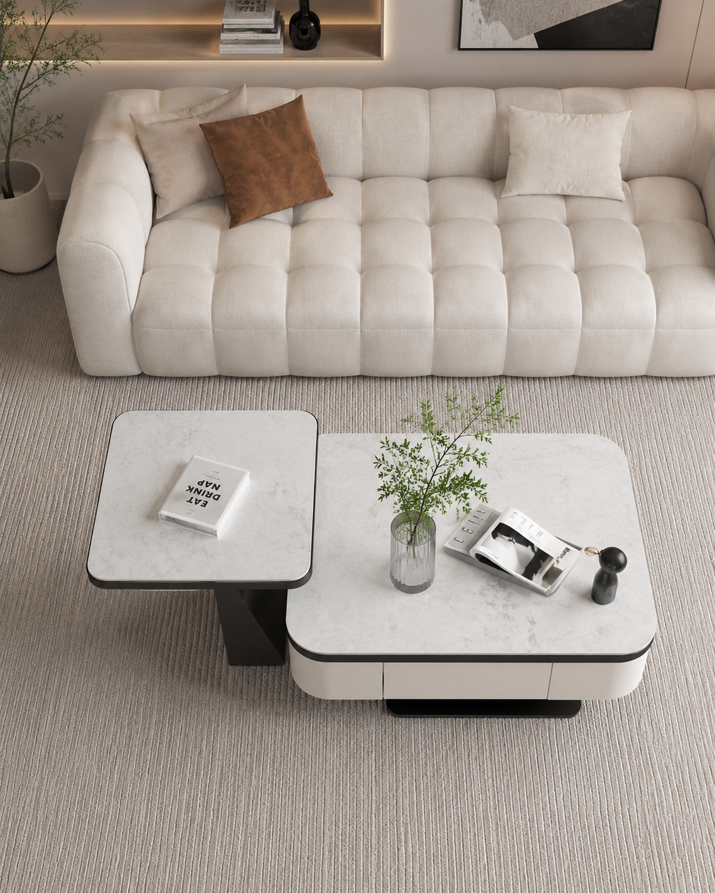 Merida Sintered Stone Coffee Table