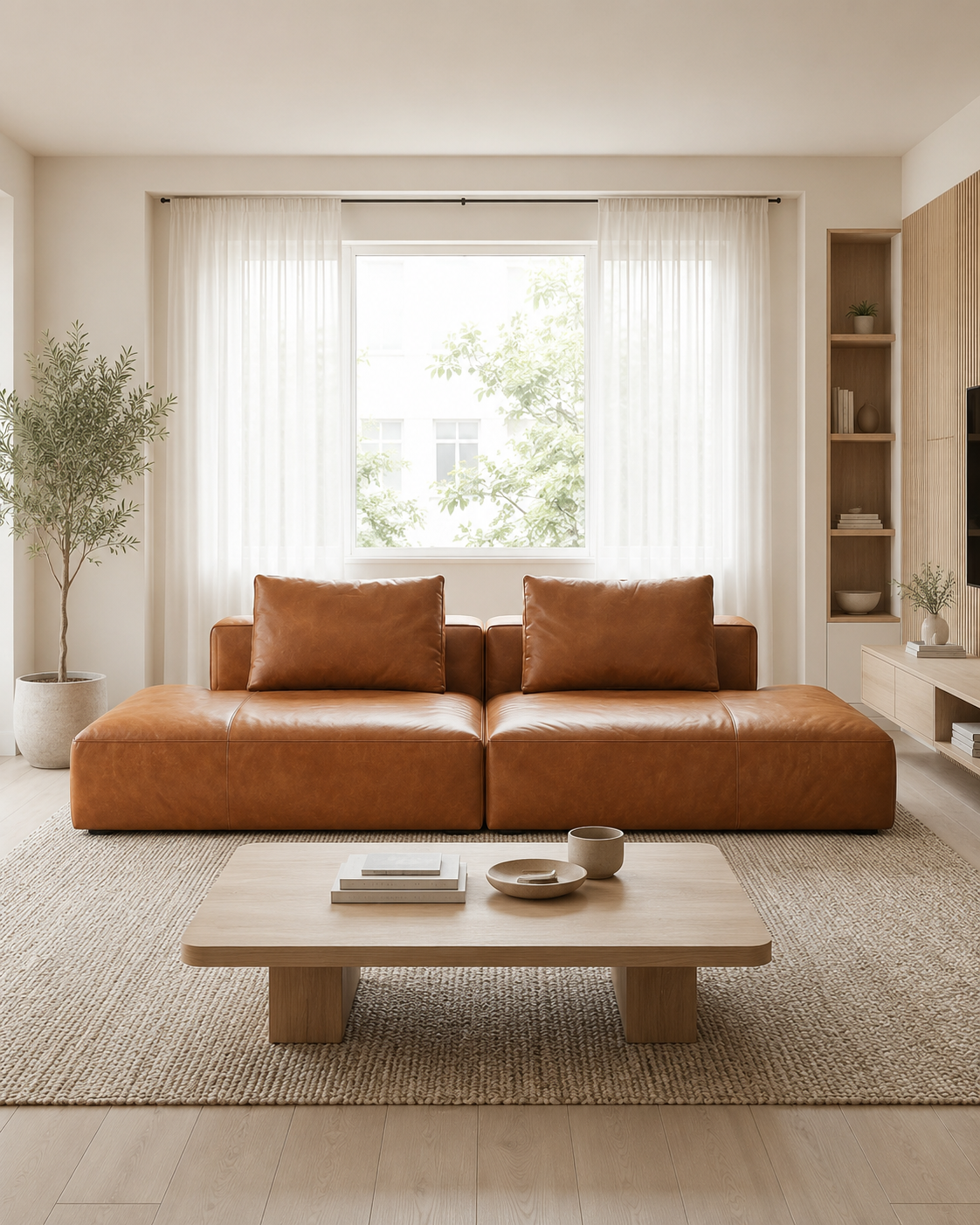 Pavia Leather Sofa