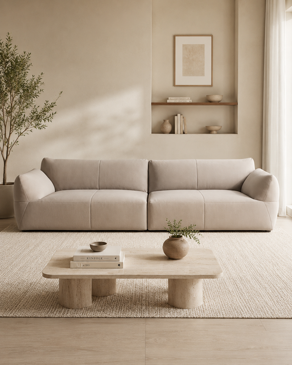 Mira Fabric Sectional Sofa