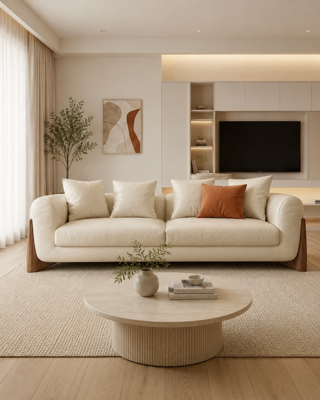 Talia Leather Sofa