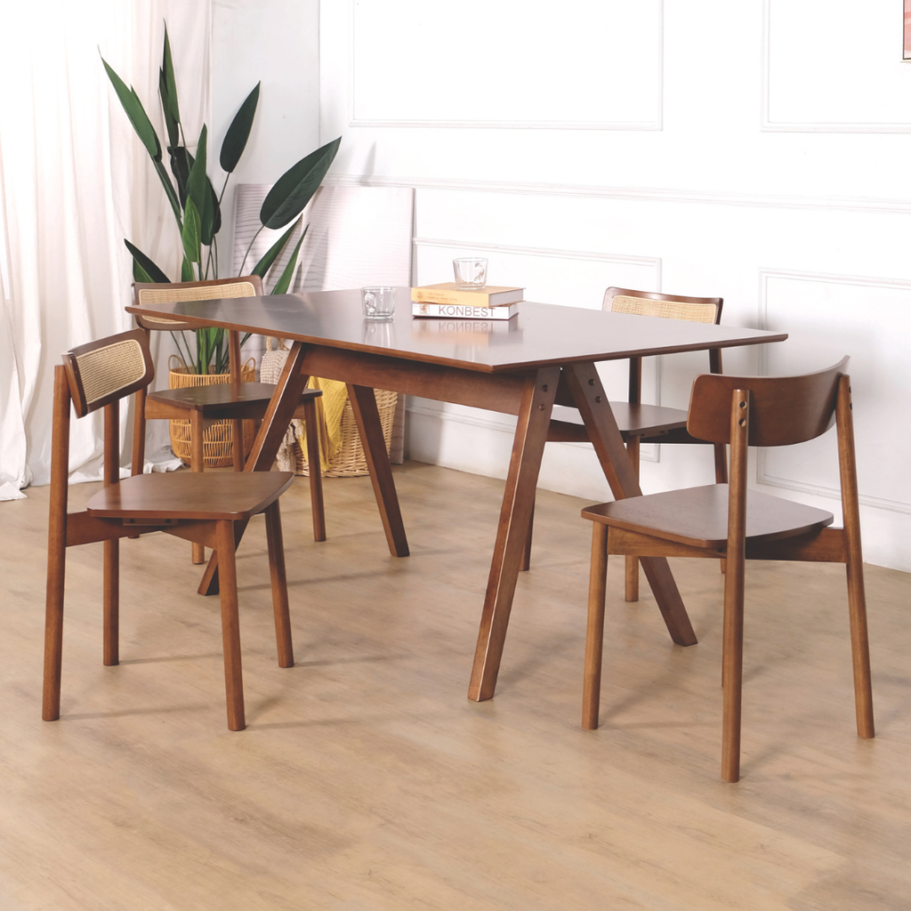 Larry Wooden Dining Table (150cm)