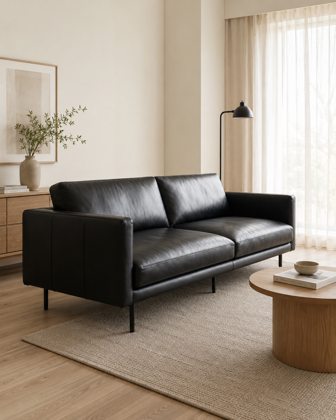 Varenna Leather Sofa
