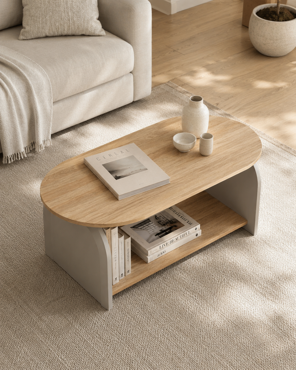 Cala Wooden Coffee Table