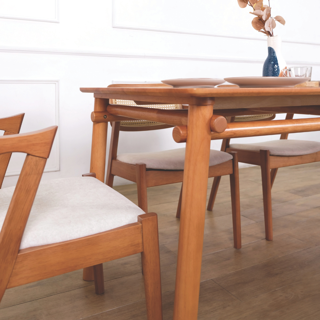 Rica Wooden Dining Table (160cm)