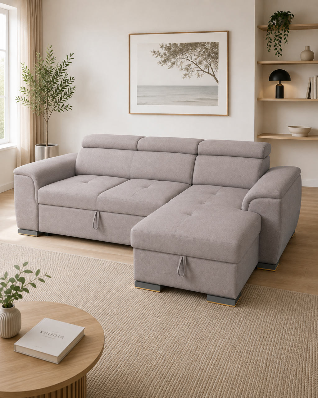 Kintara Fabric Storage Sofa Bed