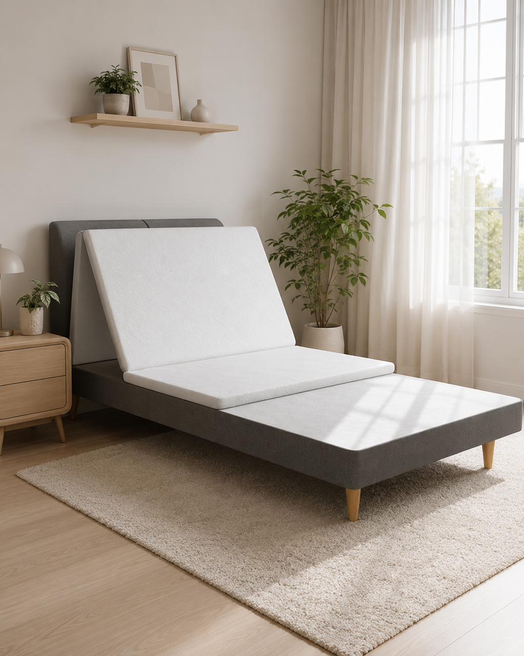Luma 3-Fold Bamboo Foam Mattress