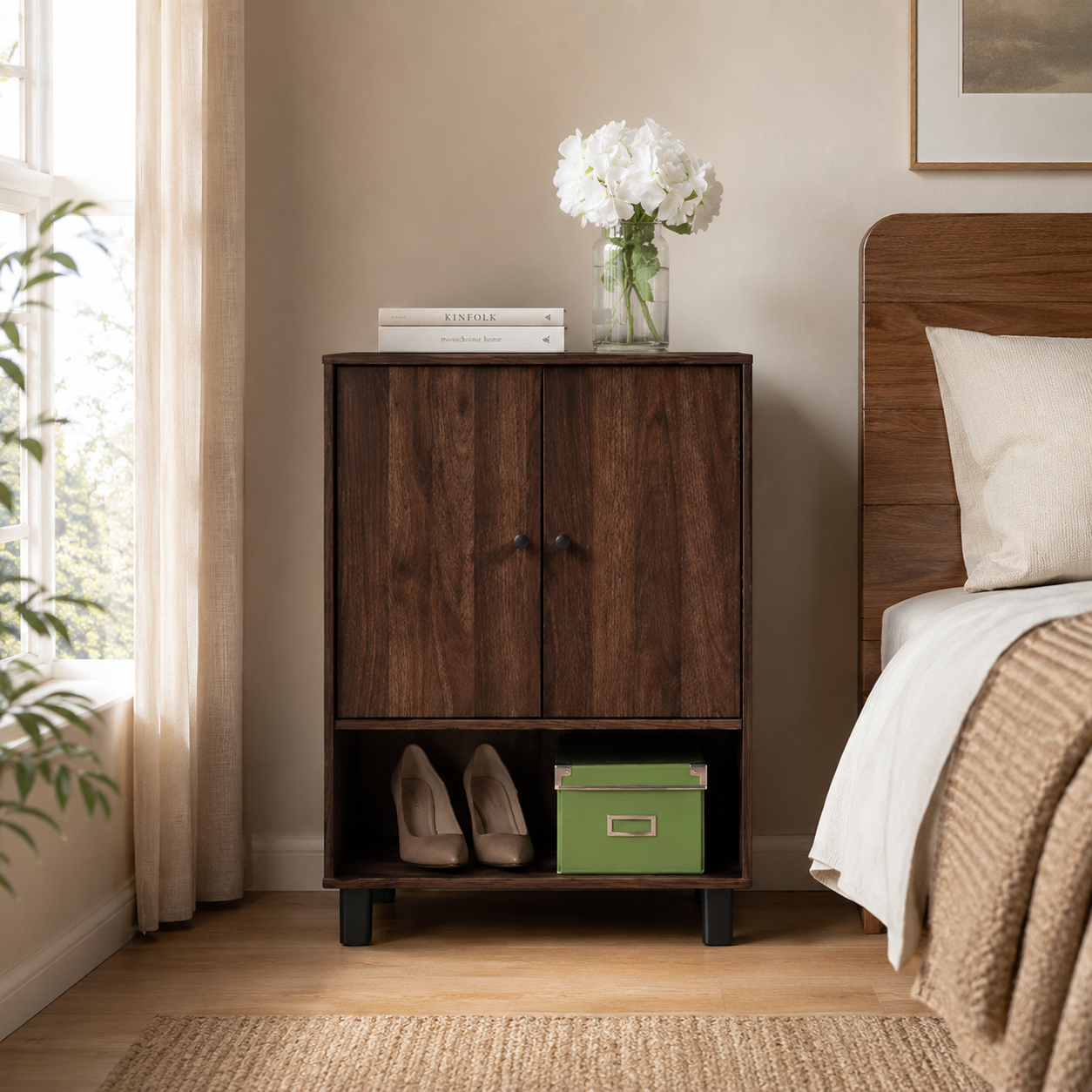 Rowan 2 Door Shoe Cabinet