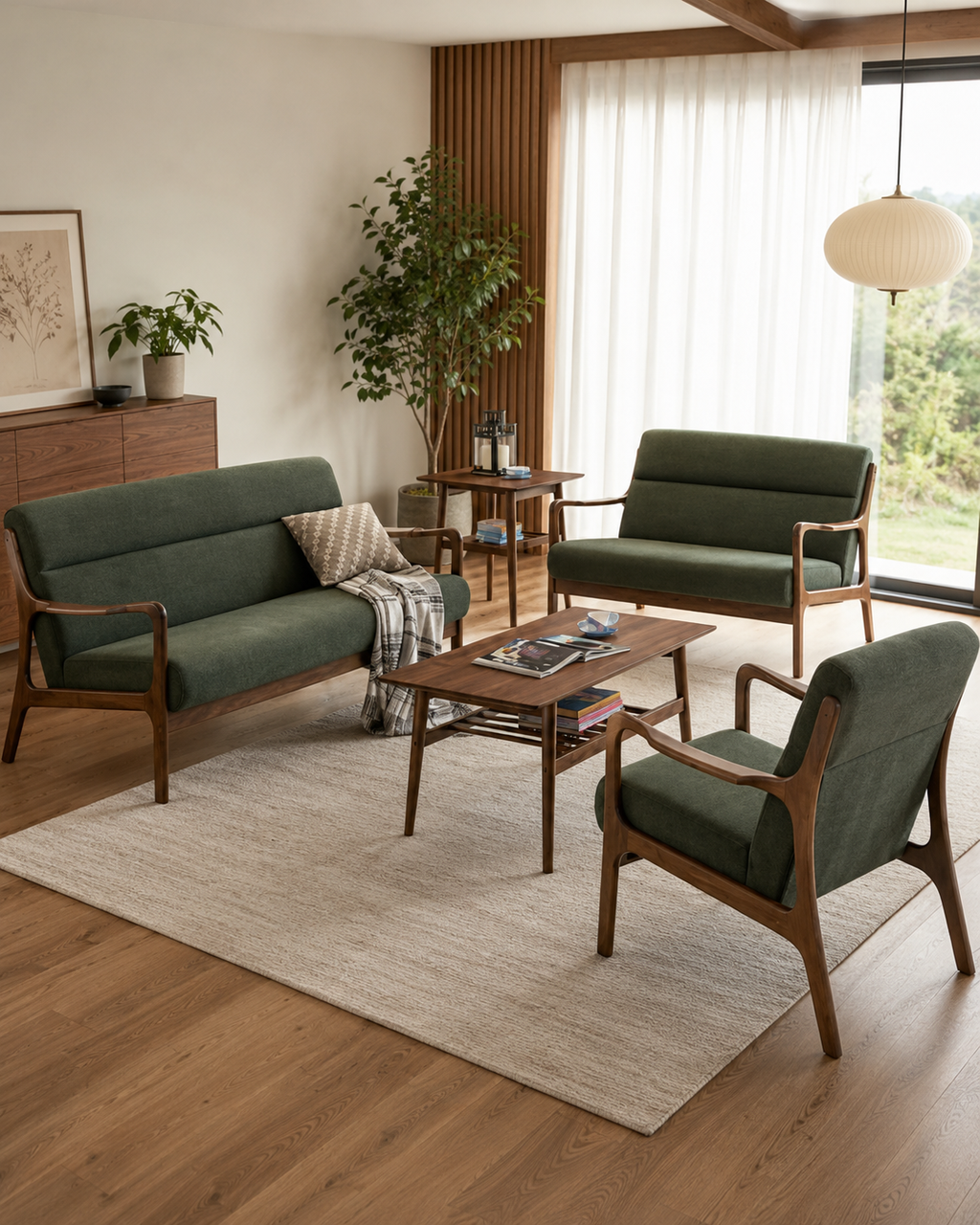 Merrick Wooden Sofa