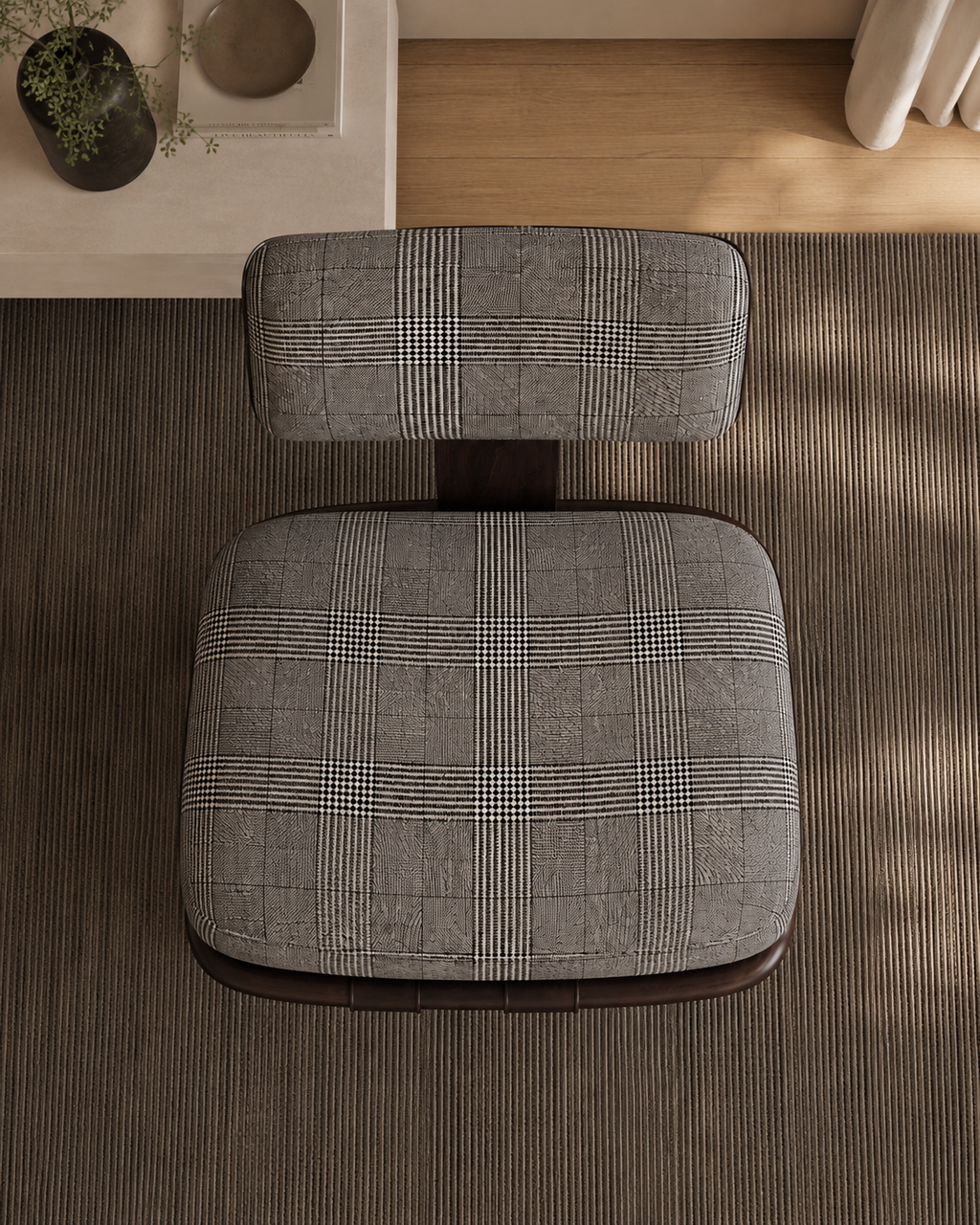 Thayer Linen Lounge Chair