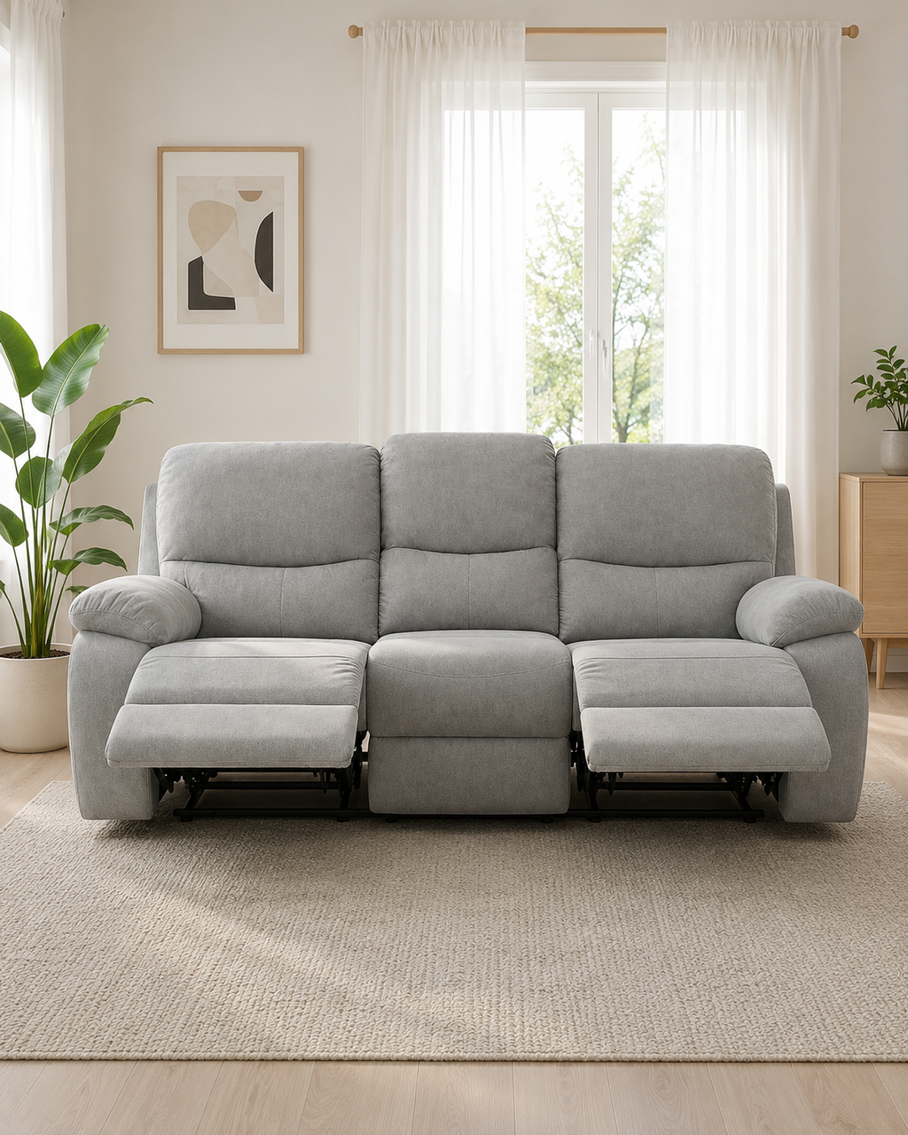 Linden Fabric Recliner Sofa