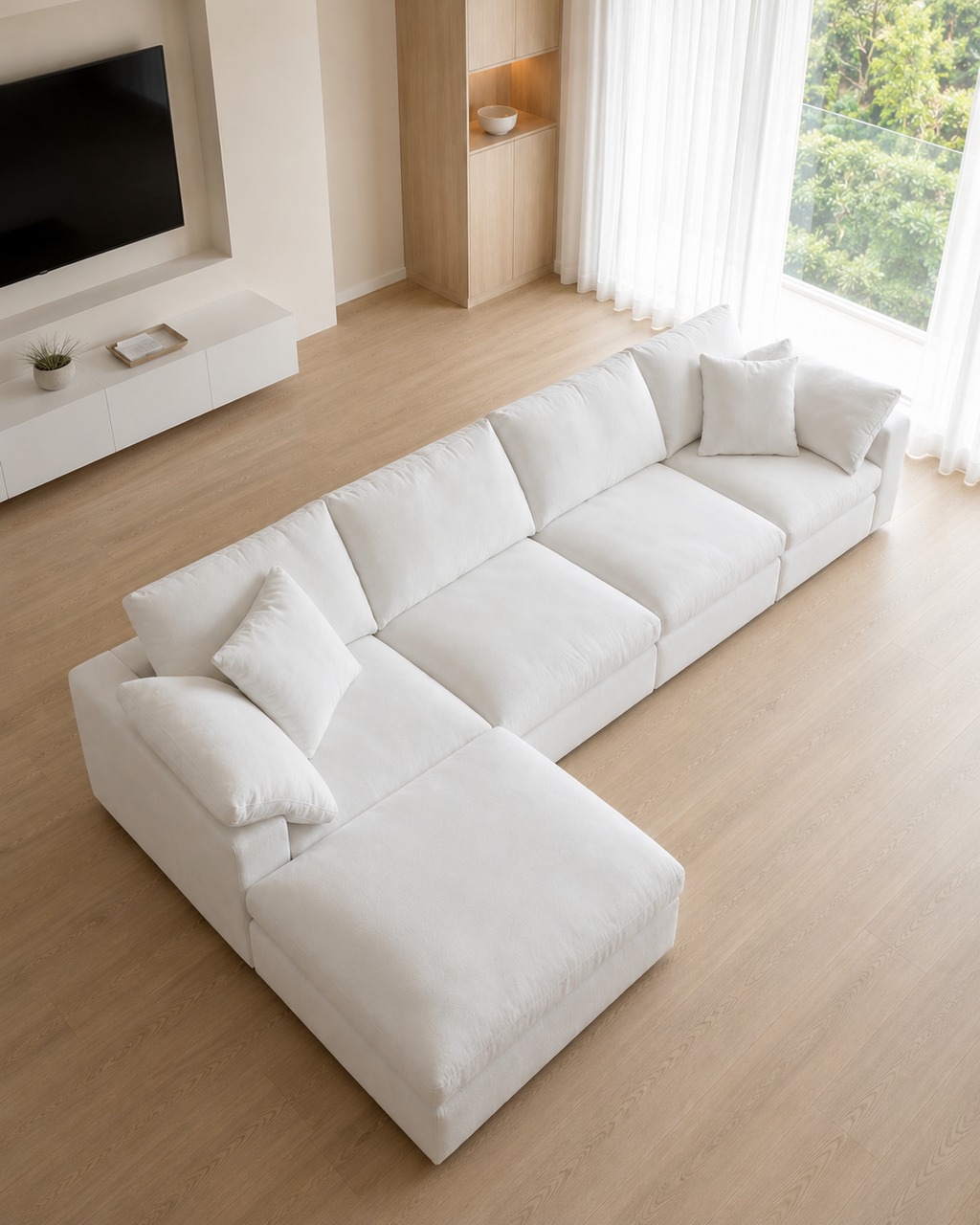 Liora Fabric Sectional Sofa