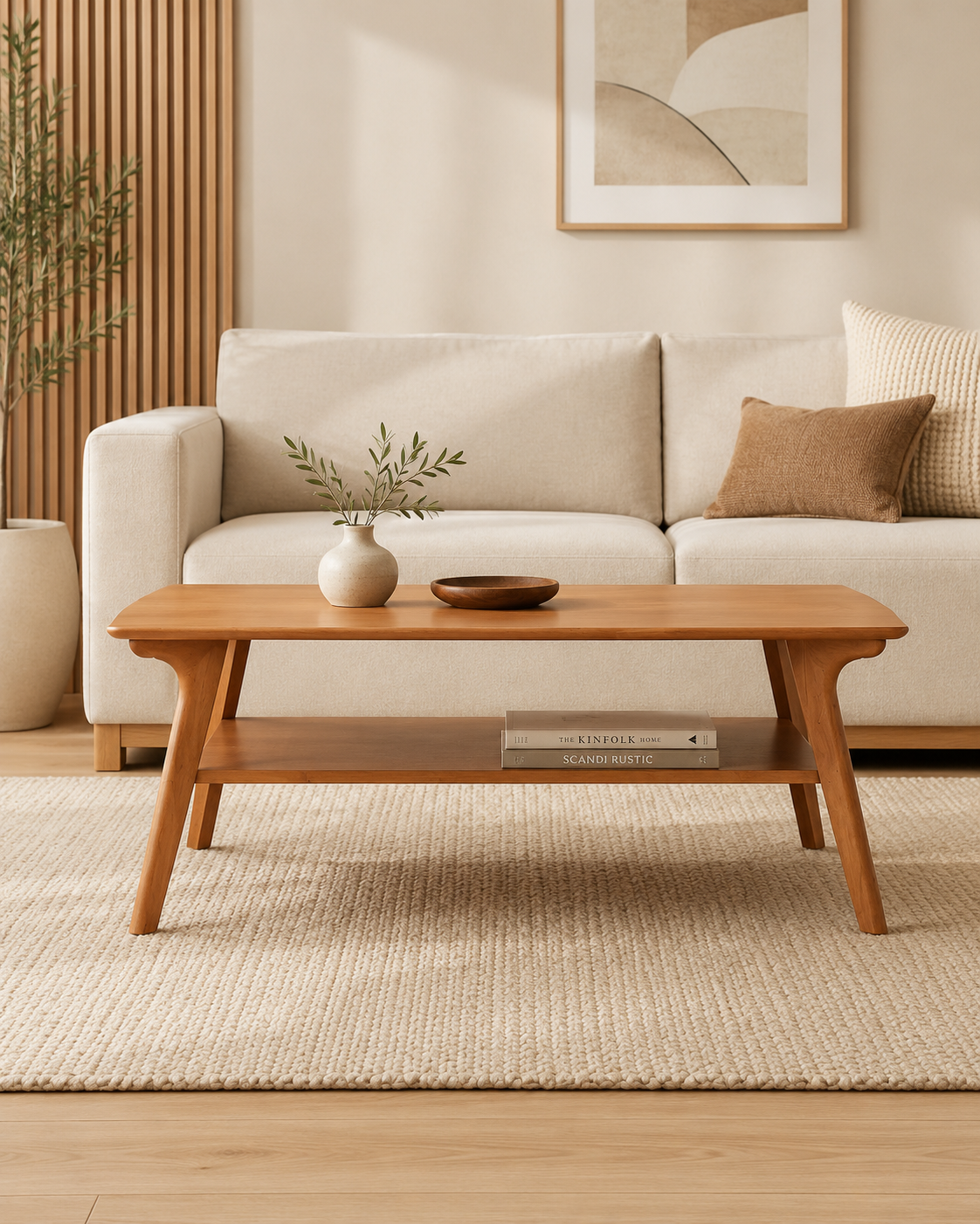 Nara Wooden Coffee Table