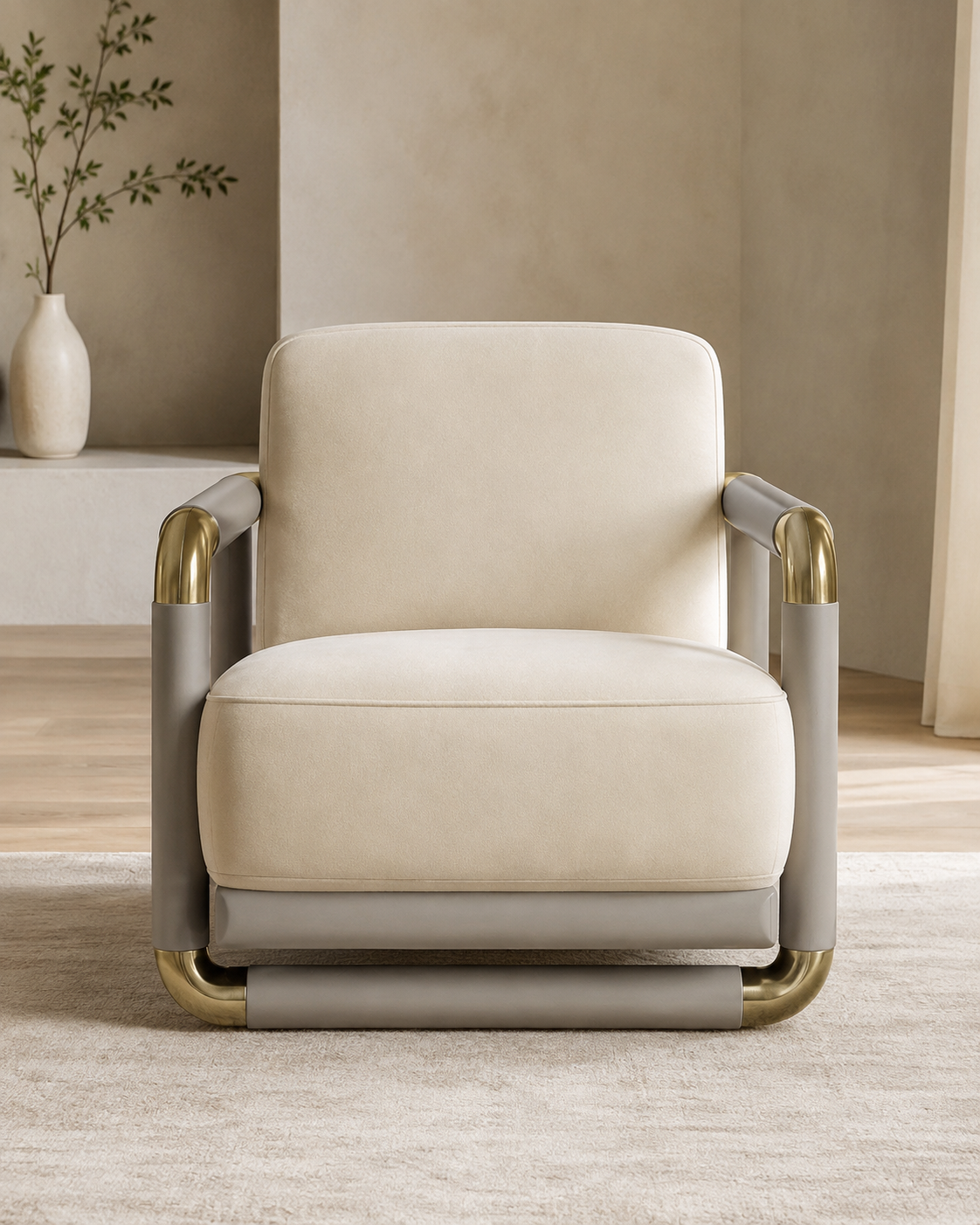Lysander Fabric Lounge Chair