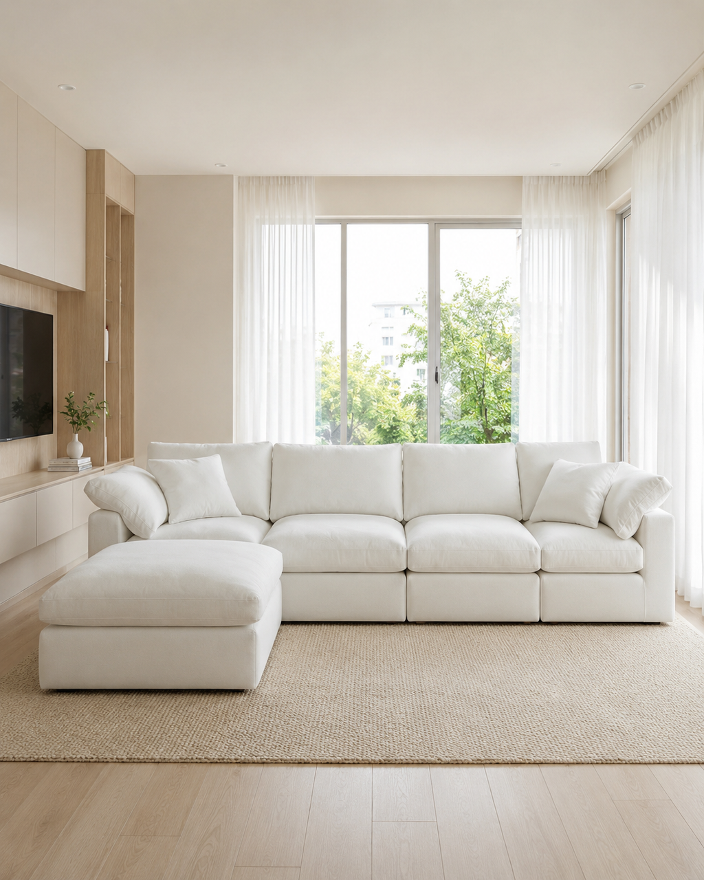 Liora Fabric Sectional Sofa