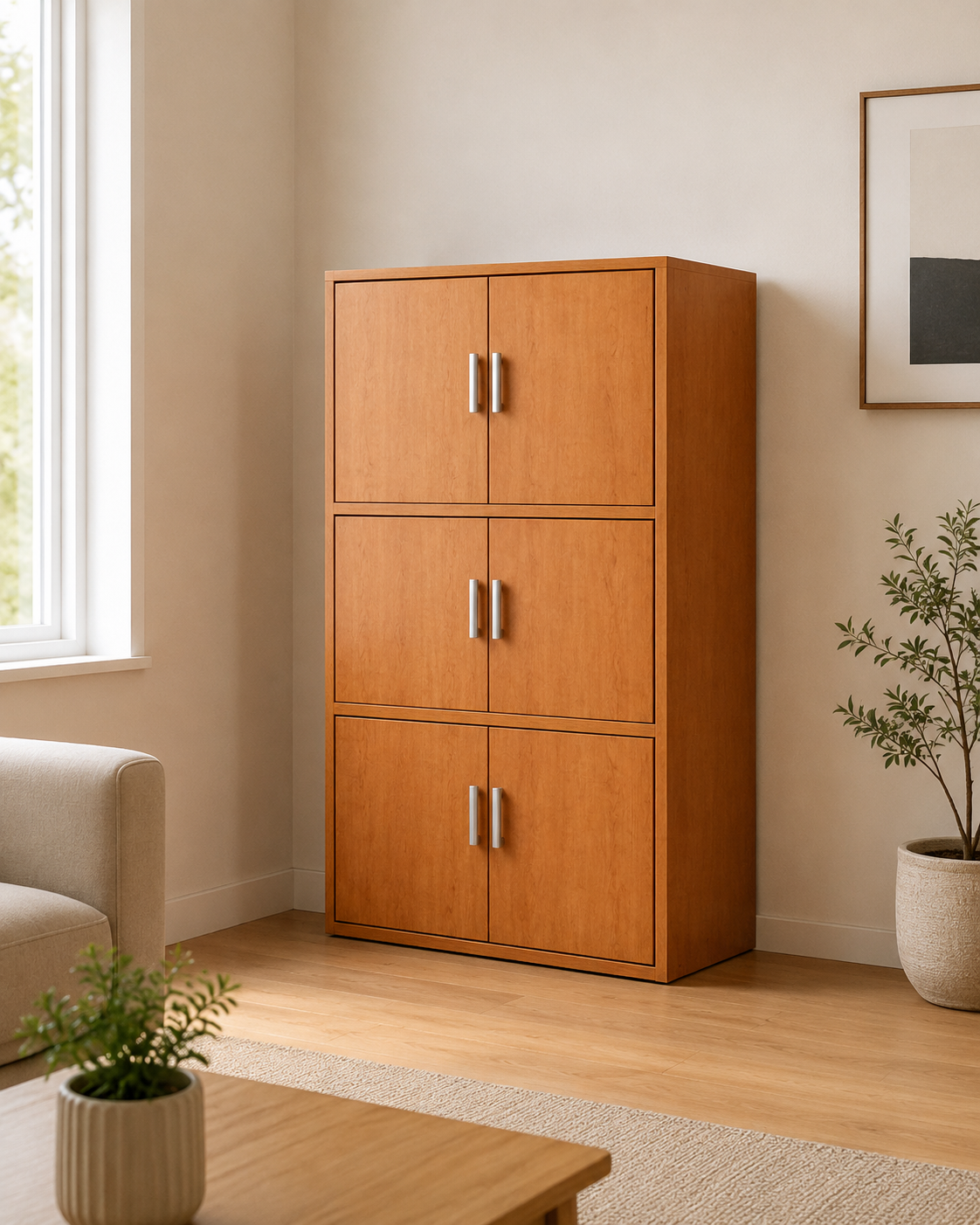 Sienna Cherry Storage Cabinet