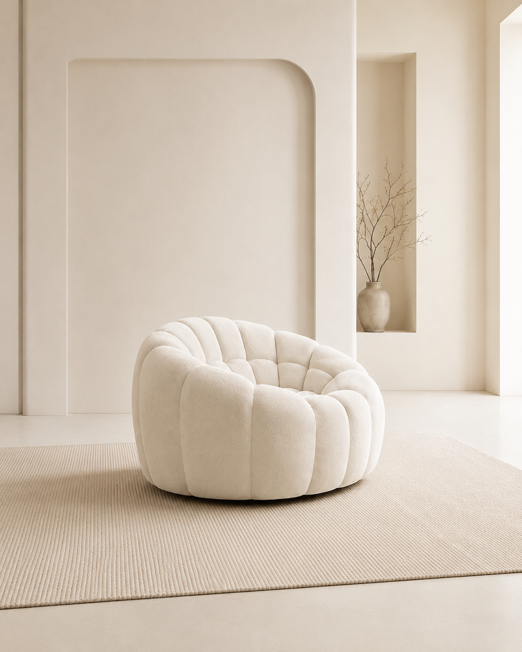 Virelle Velvet Fabric Sofa