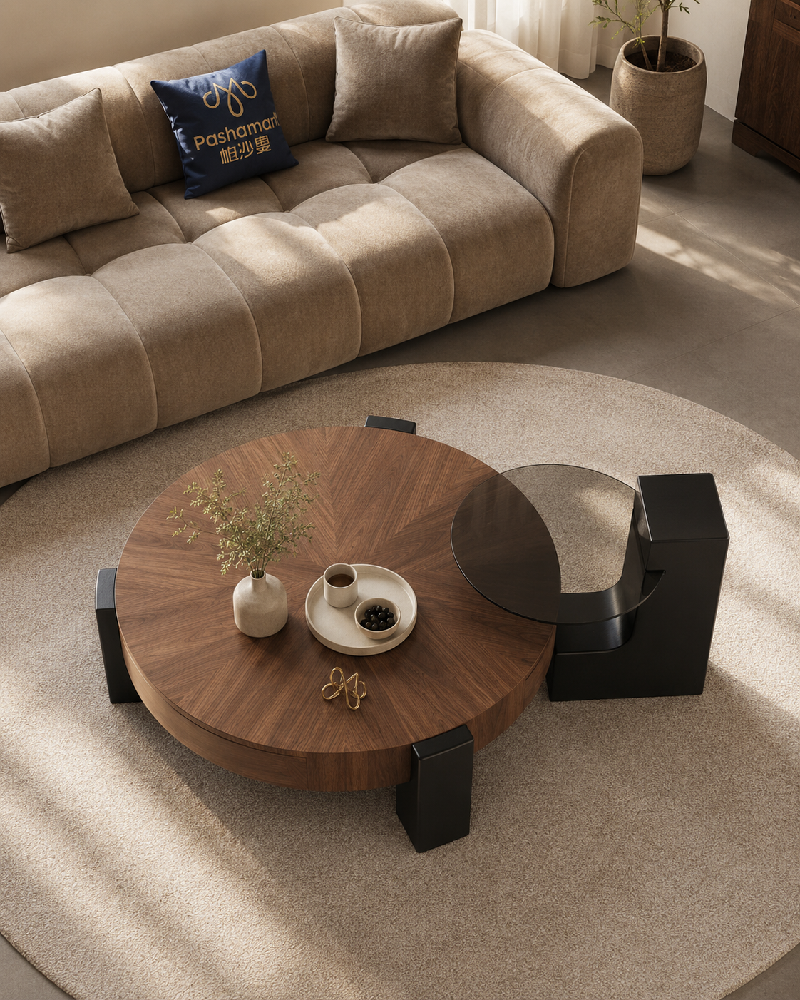 Kairo Walnut Coffee Table
