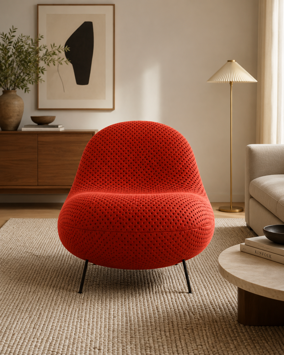 Orris Fabric Lounge Chair