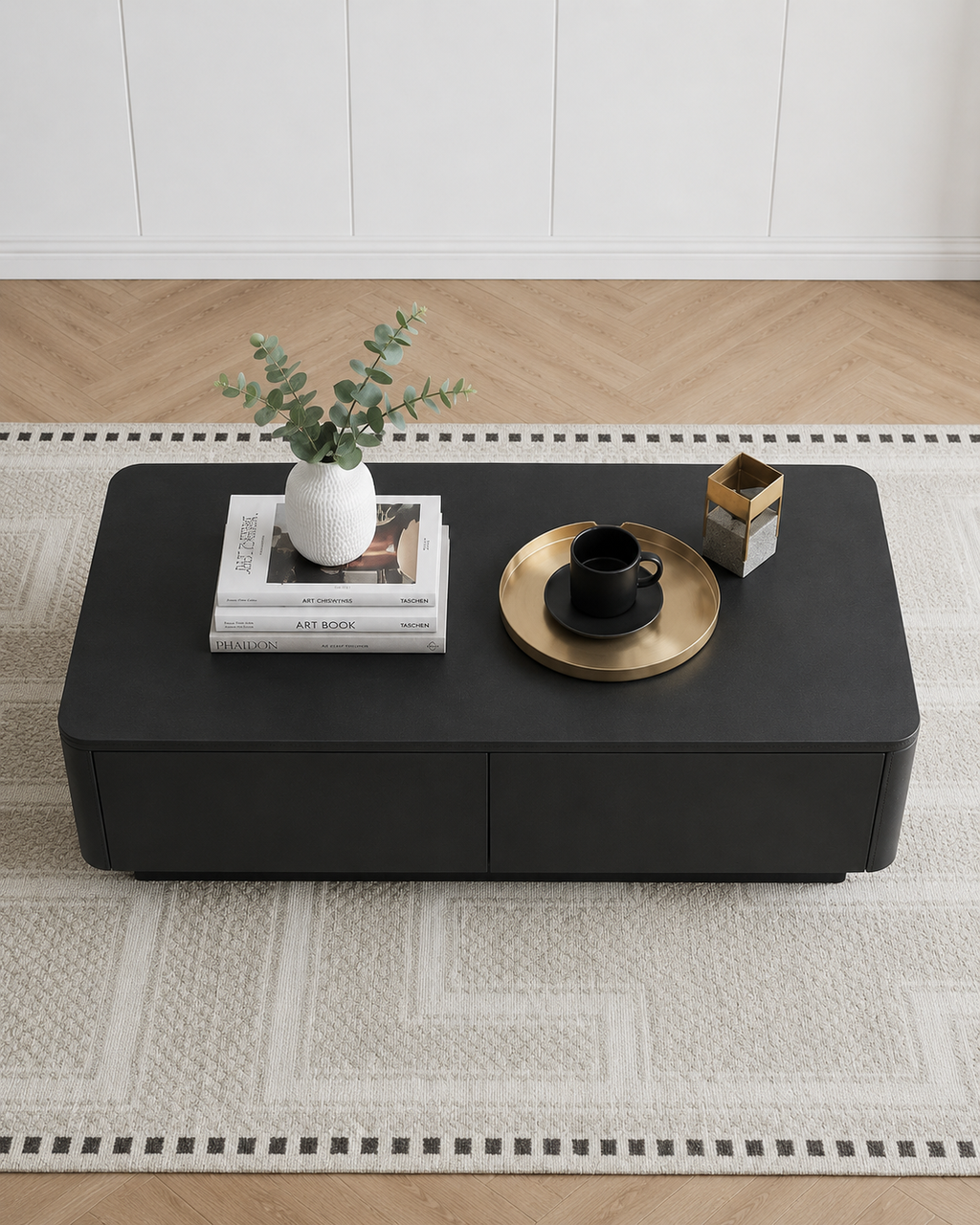 Sable Wood Veneer Coffee Table